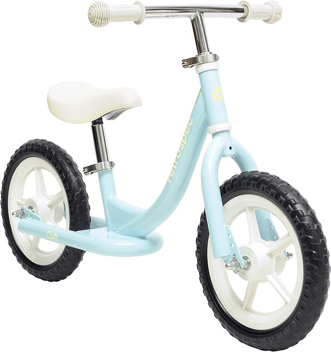 Retrospec Cub Kids Balance Bike No Pedal Bicycle - Beginner Toddler Bike - Steel Frame & Air-Free... | Amazon (US)
