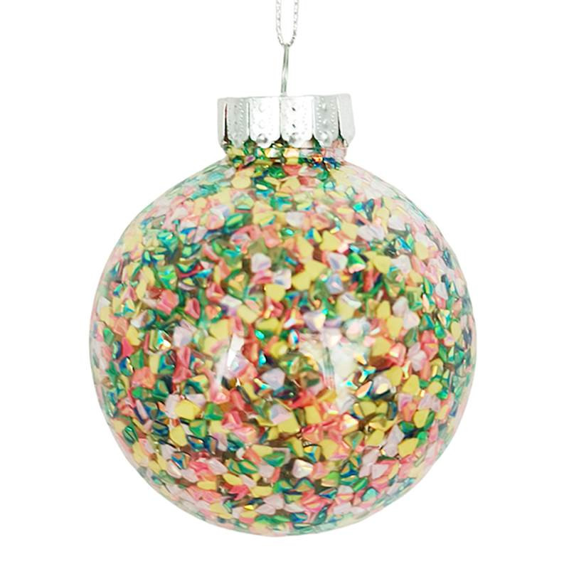 Confetti Shatterproof Ball Ornament, 3.2" | At Home