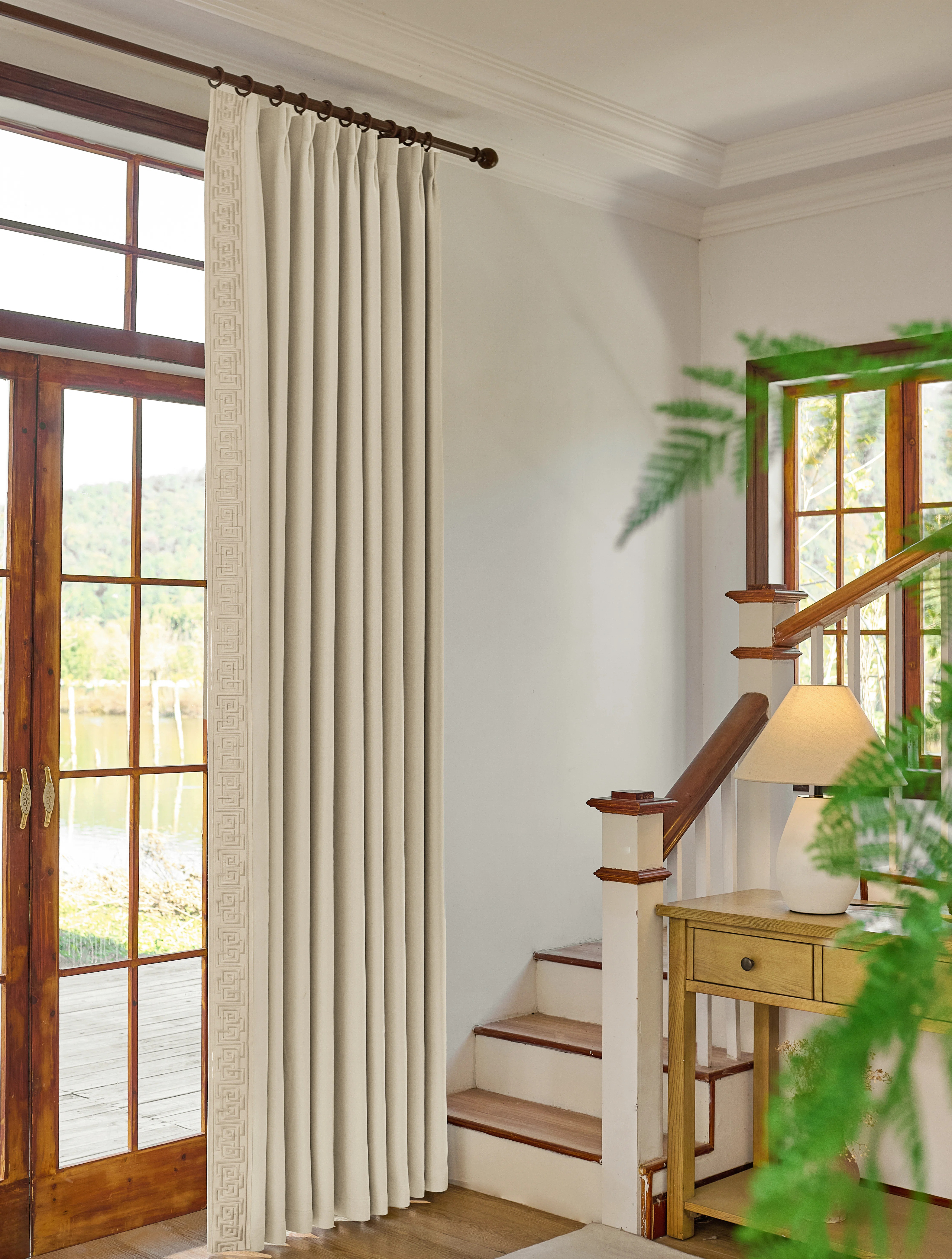 Visionary Home Allison Cotton Blend Room Darkening Curtain Pair & Reviews | Wayfair | Wayfair North America