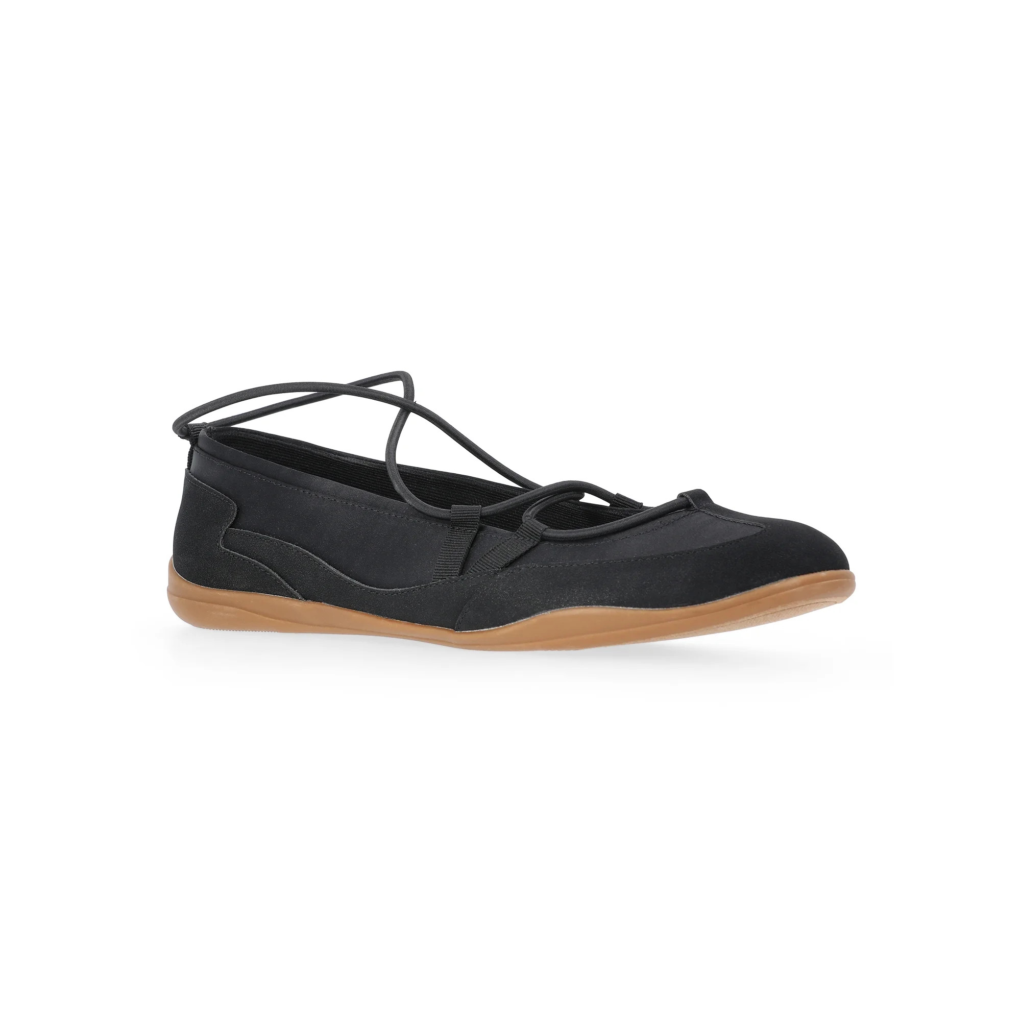 No Boundaries Ballet Flat Sneakers, Women's | Walmart (US)