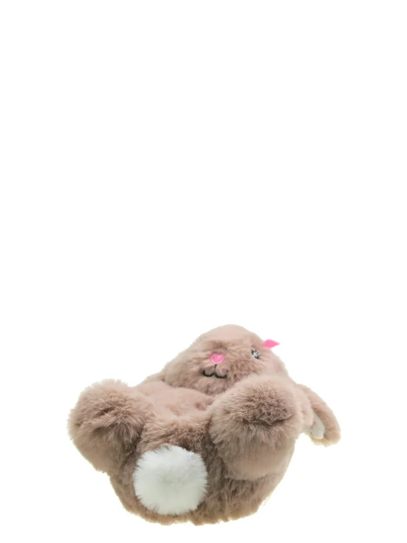 Wonder Nation Toddler & Big Girl Plush Bunny Slippers - Walmart.com | Walmart (US)
