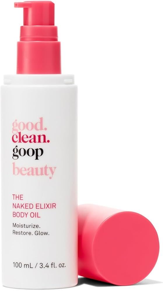 beauty The Naked Elixir Body Oil | Body Oil to Hydrate Skin Barrier | Vitamin E Oil, Turmeric Roo... | Amazon (US)