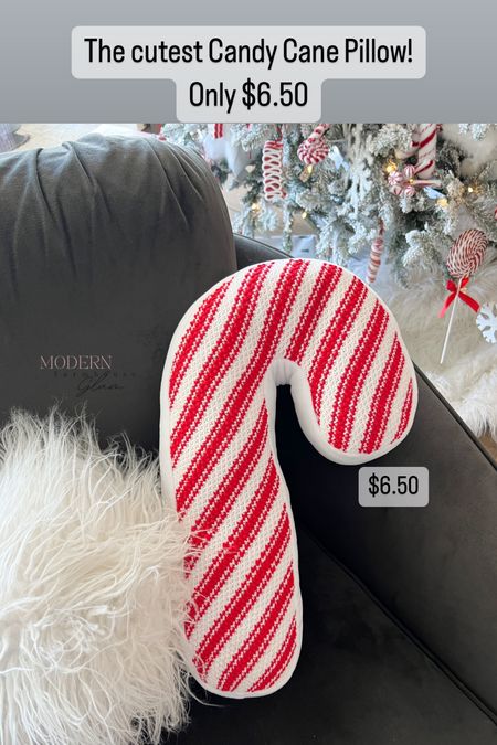 The cutest candy cane pillow for only $6.50 at Modern Farmhouse Glam. Thanks for using my links!❤️🎅🏻🤍

Christmas decorations pillow Walmart 

#LTKhome #LTKHoliday #LTKsalealert