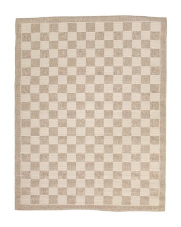 Made In Turkey 5x7 Outdoor Checkered Rug | Global Home | Marshalls | Marshalls