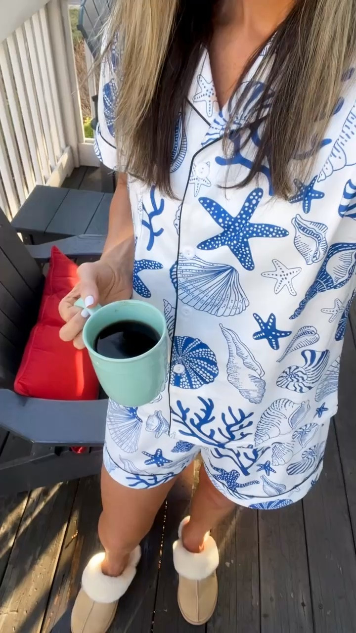 Adorable vacation pajama set! Wearing small 

#LTKTravel #LTKmomlife #LTKmorningroutine