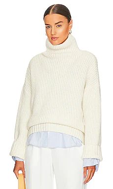 ANINE BING Sydney Sweater in Cream from Revolve.com | Revolve Clothing (Global)