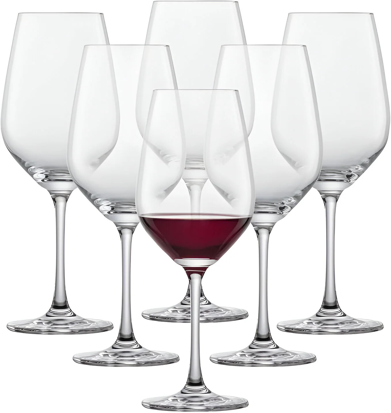 Fortessa Forte Set of 6 Burgundy Glass one_size | 646292119855 | Lowe's