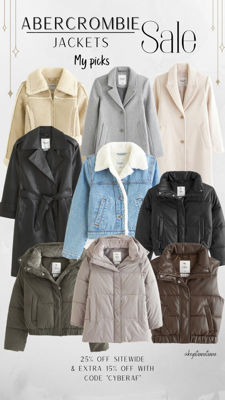 Abercrombie Jackets on Sale! 25% off and 15% off extra with code “CyberAF” 








Abercrombie, Abercrombie haul, Abercrombie denim, jackets 

#LTKsalealert #LTKCyberWeek #LTKGiftGuide