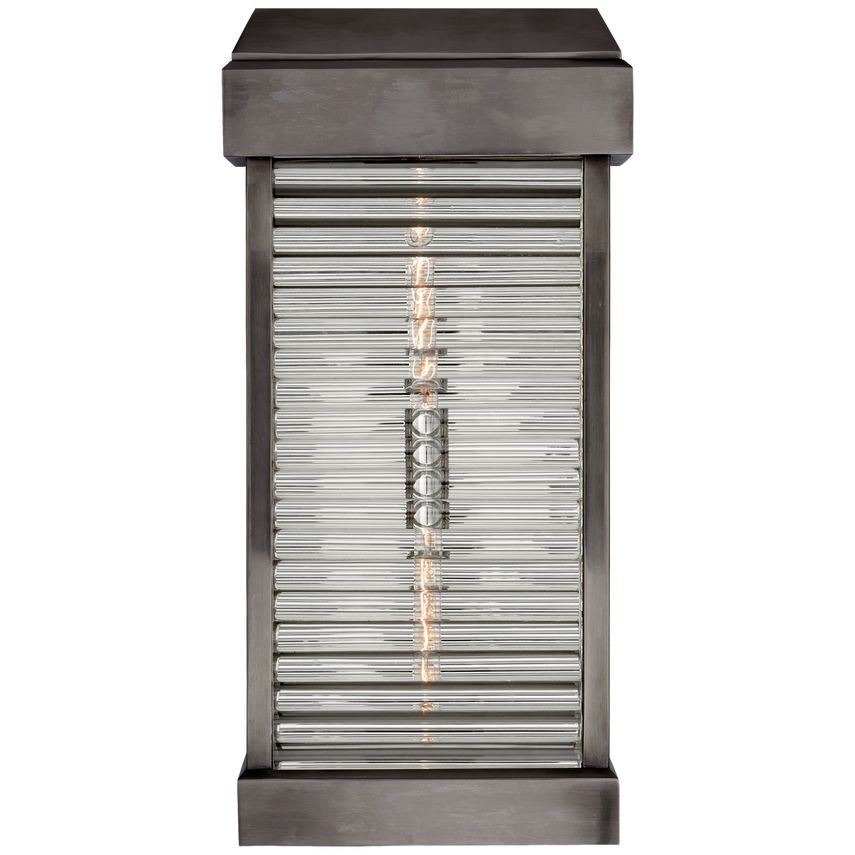 Dunmore Large Curved Glass Louver Sconce (Open Box) | Visual Comfort