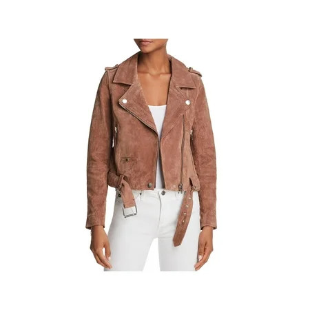 Blank NYC Womens Morning After Suede Fall Motorcycle Jacket | Walmart (US)