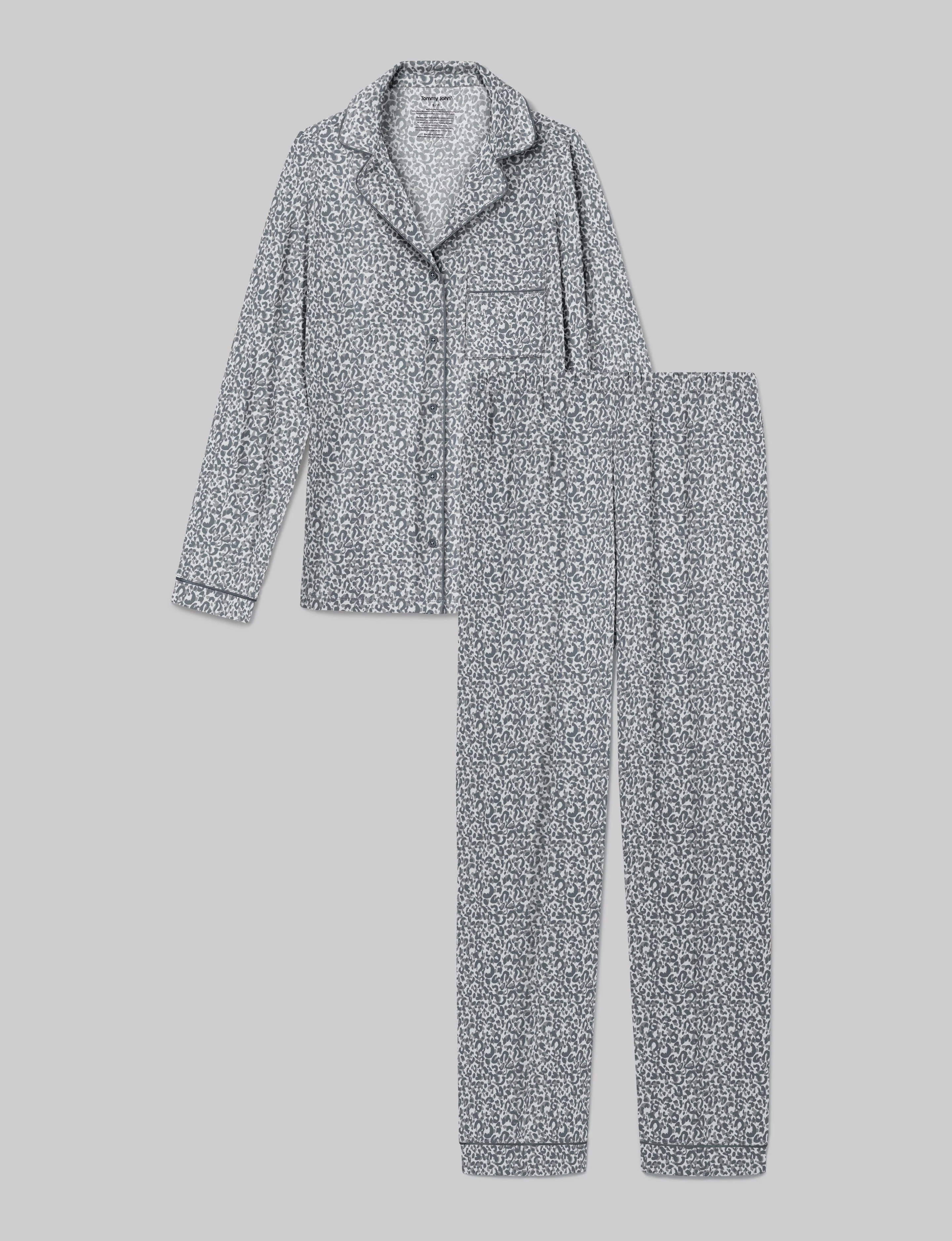 Women's Downtime Long Sleeve Pajama Top & Pant Set | Tommy John
