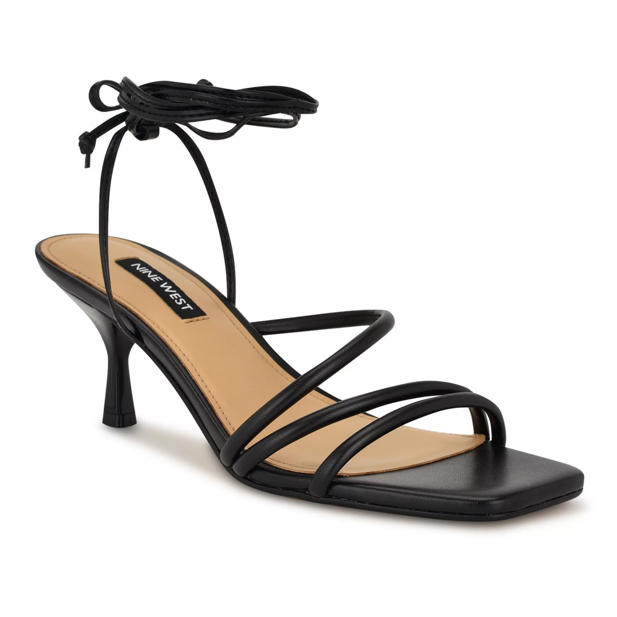 Nine West Hendy Square Toe Tapered Heel Women's Dress Sandals | Kohl's