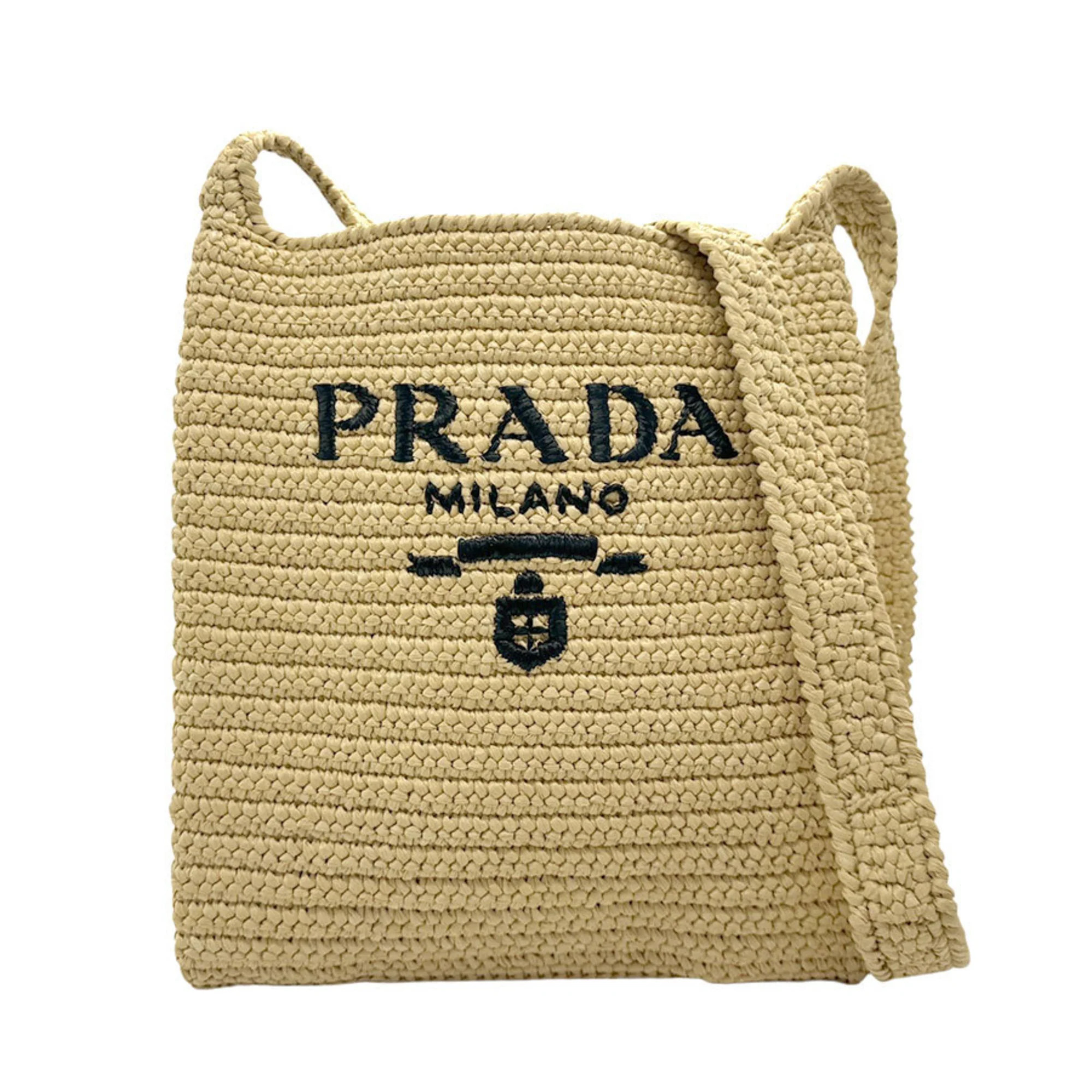 Prada Straw Shoulder Bag (Pre-Owned) | Shop Simon