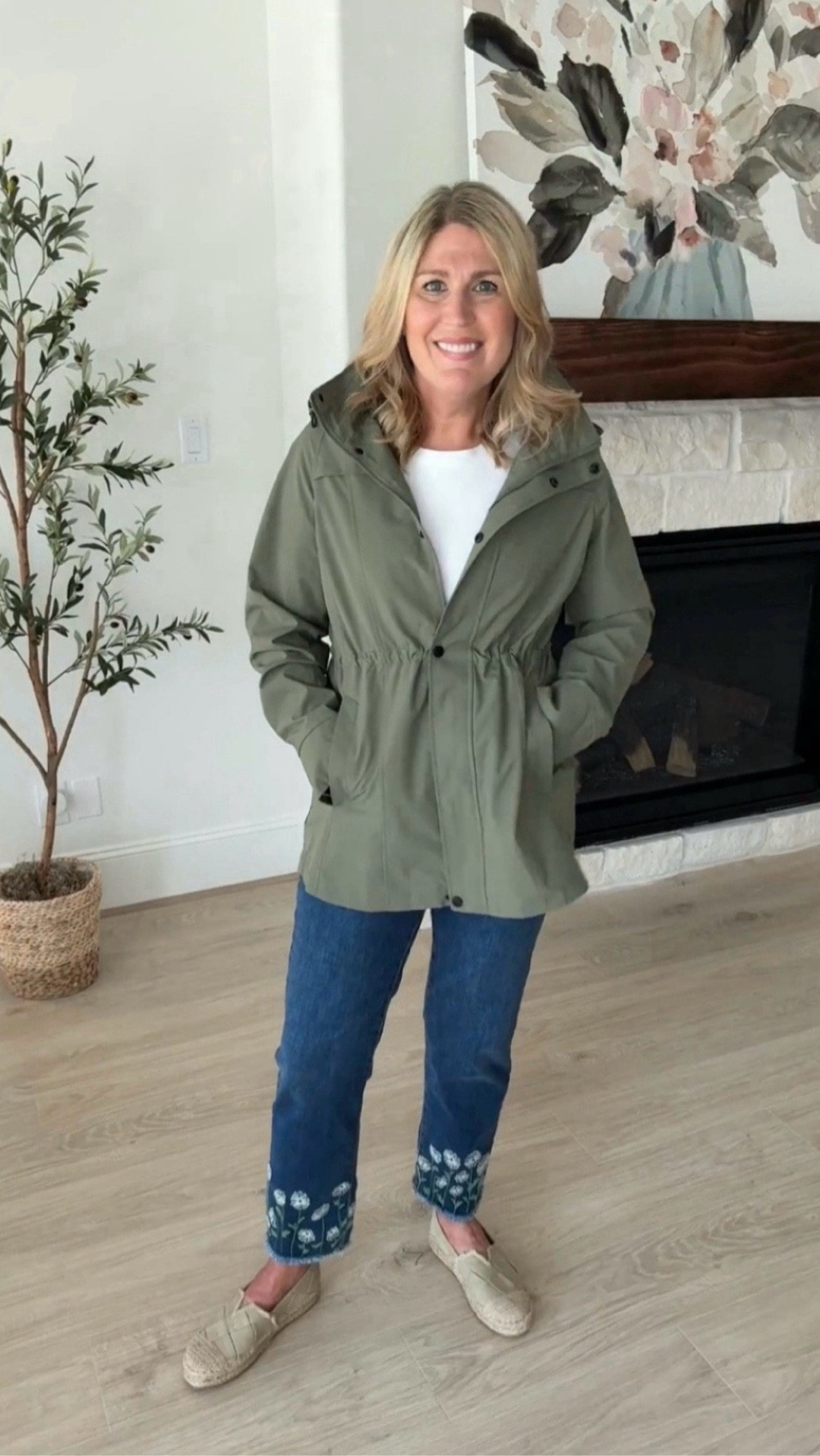 Take a little weather protection wherever you go.☔️ This rain-resistant windbreaker packs into a hidden zippered pouch, beneath the upper back vent – just pull out the pouch and roll the jacket in. 

The hood can also be zipped into the collar. 🙌

Zip-and-snap front, inner drawstring that hits at high waist, two slant pockets. Mesh upper lining.
Runs tts! Relaxed fit. 😘

#LTKWatchNow #LTKStyleTip #LTKShoeCrush #LTKFindsUnder50 #LTKFindsUnder100

#LTKootd #LTKTravel #LTKPlusSize #LTKPetite #LTKSeasonal #LTKselfcare #LTKOver40 #LTKWorkwear #LTKSaleAlert #LTKMidsize