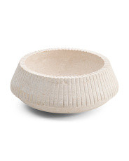 10in Travertine Decorative Bowl | TJ Maxx