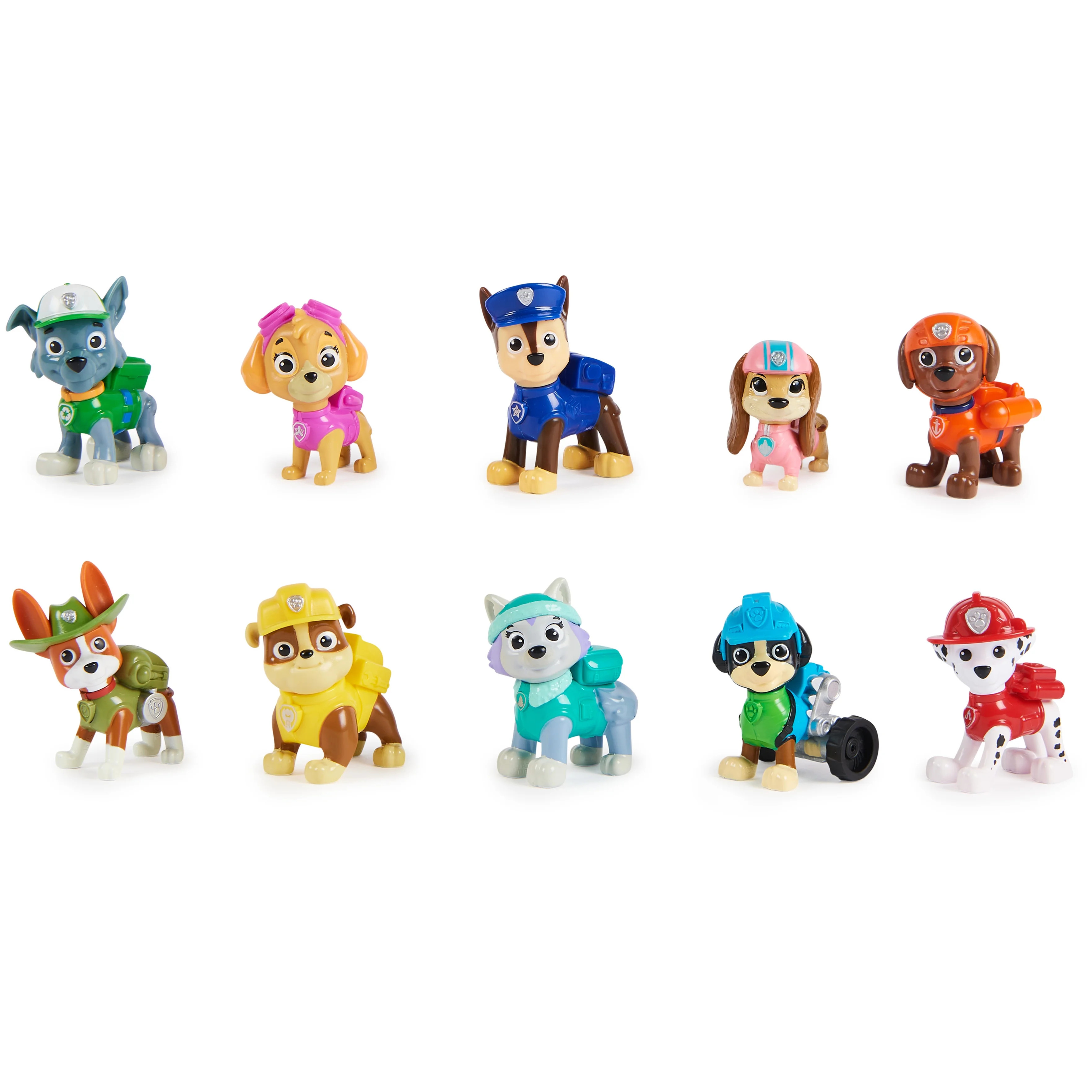 PAW Patrol, 10th Anniversary, All Paws On Deck 10 Collectible Toy Figures Gift Pack | Walmart (US)