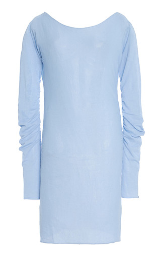 Exclusive Gathered Knit Mini Dress | Moda Operandi (Global)