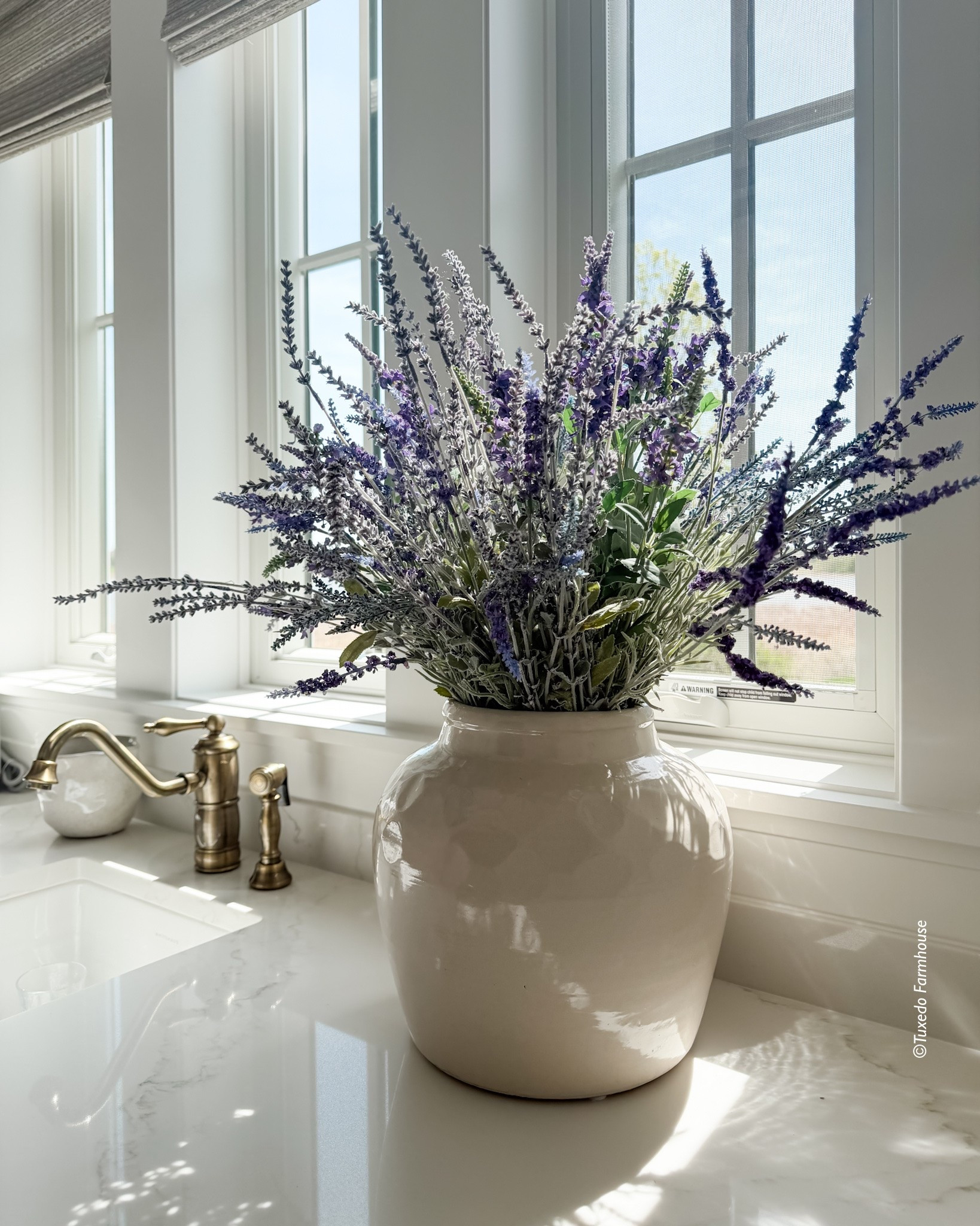 Whether faux or real, lavender is such a pretty summer stem in a gorgeous vase. And it smells so good! 

 #LTKSeasonal #LTKHome #LTKSaleAlert