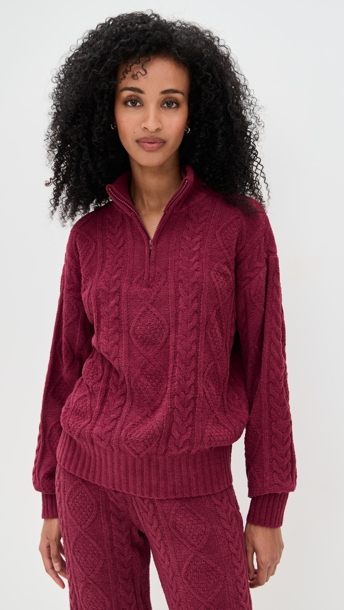 Long Sleeve Cozy Chenille Cable Knit | Shopbop
