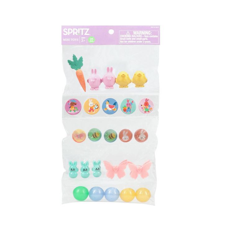 25pc Mini Plastic Toy Pack Easter Egg Fillers - Spritz™ | Target