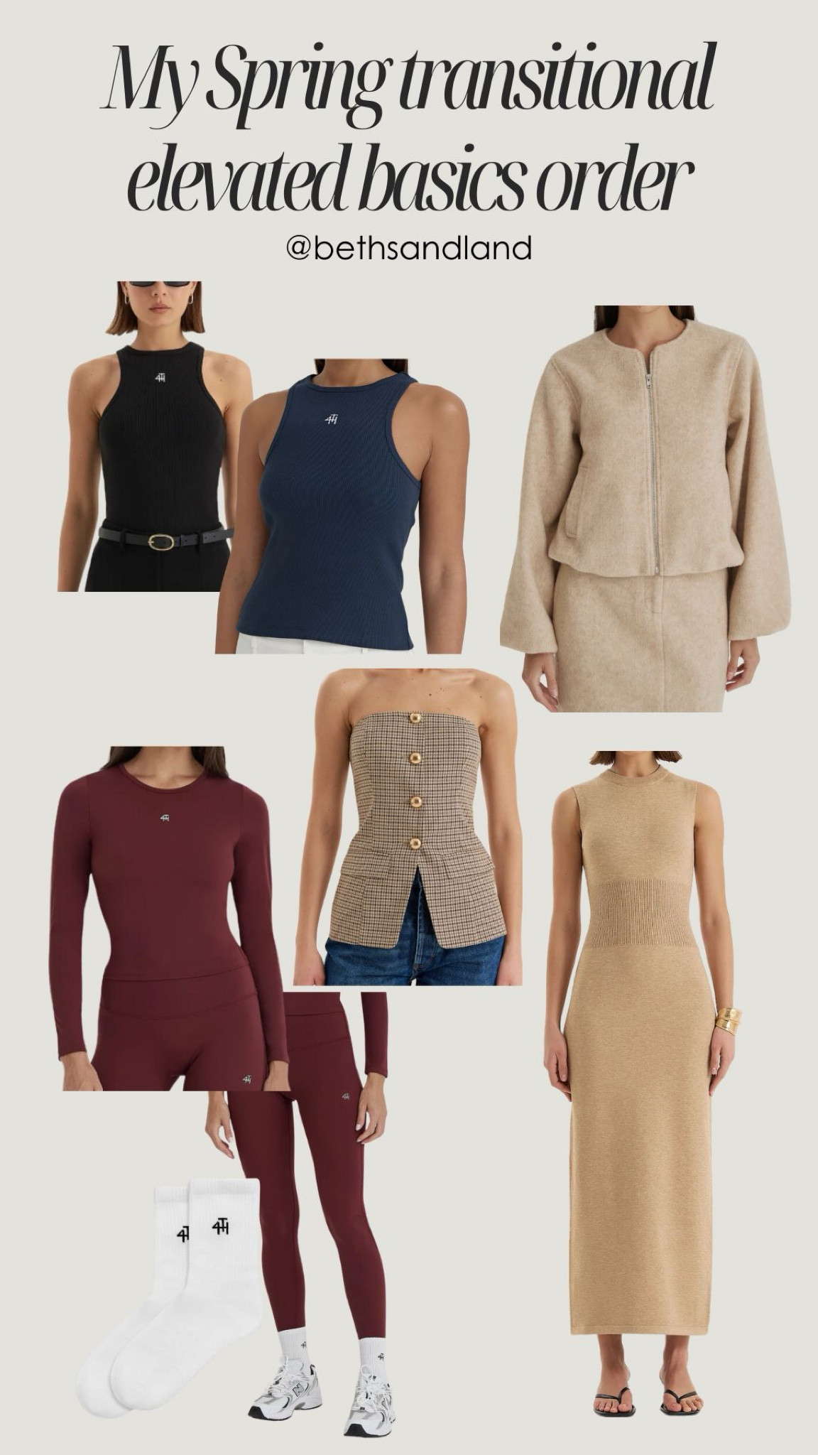 My Spring transitional elevated basics order, featuring the tops, dresses and activewear you need this season

#LTKeurope #LTKspring #LTKuk