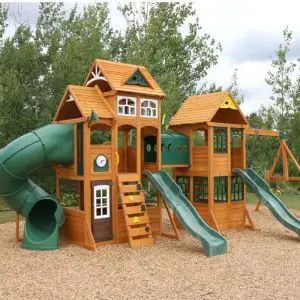 Paramount Wooden Swing Set / Playset | KidKraft