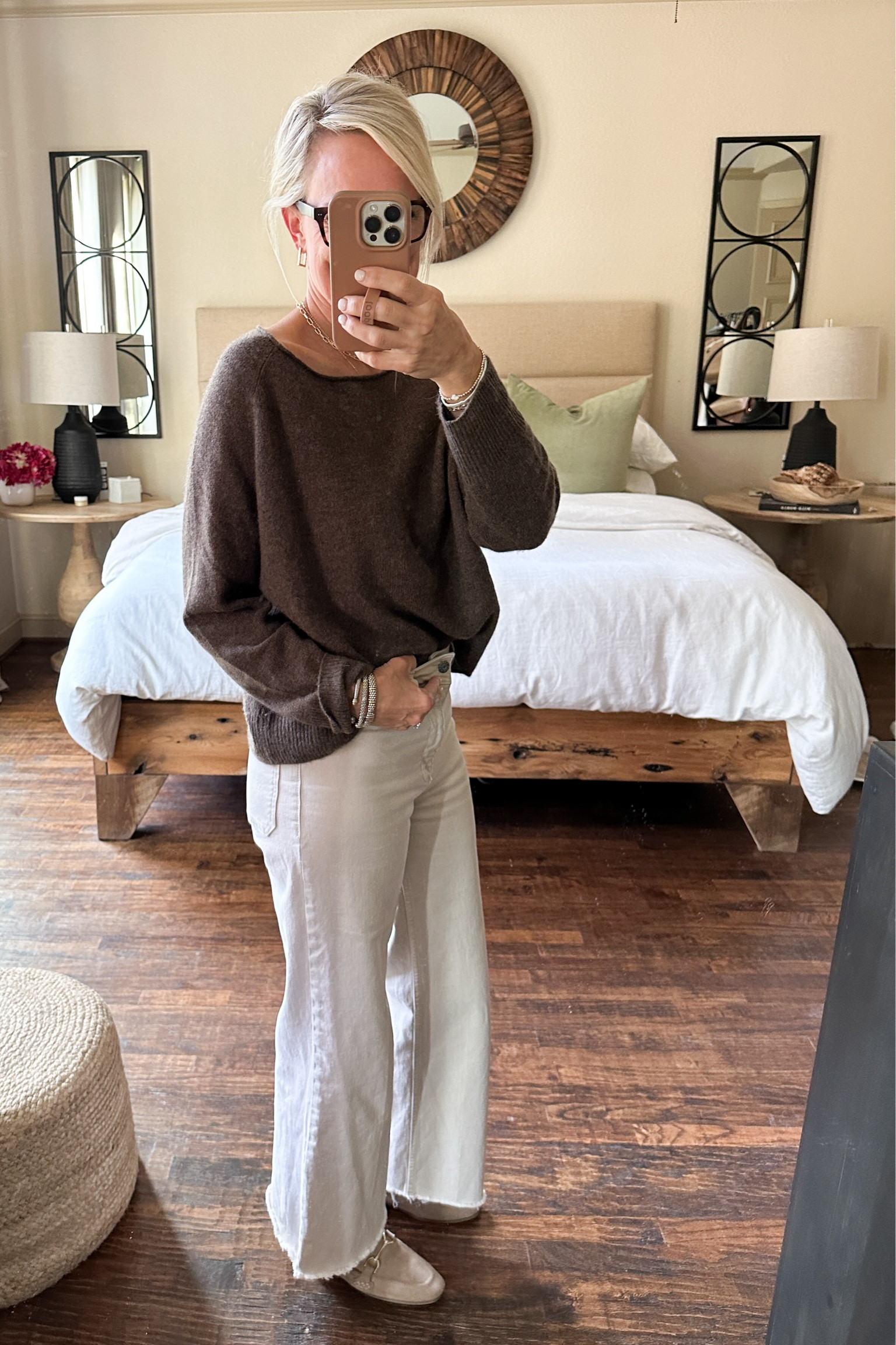 These Mango cropped wide leg pants ts!! So good! 
Fit tts

With this super soft cashmere sweater 

#LTKover40 #LTKtravel #LTKstyletip