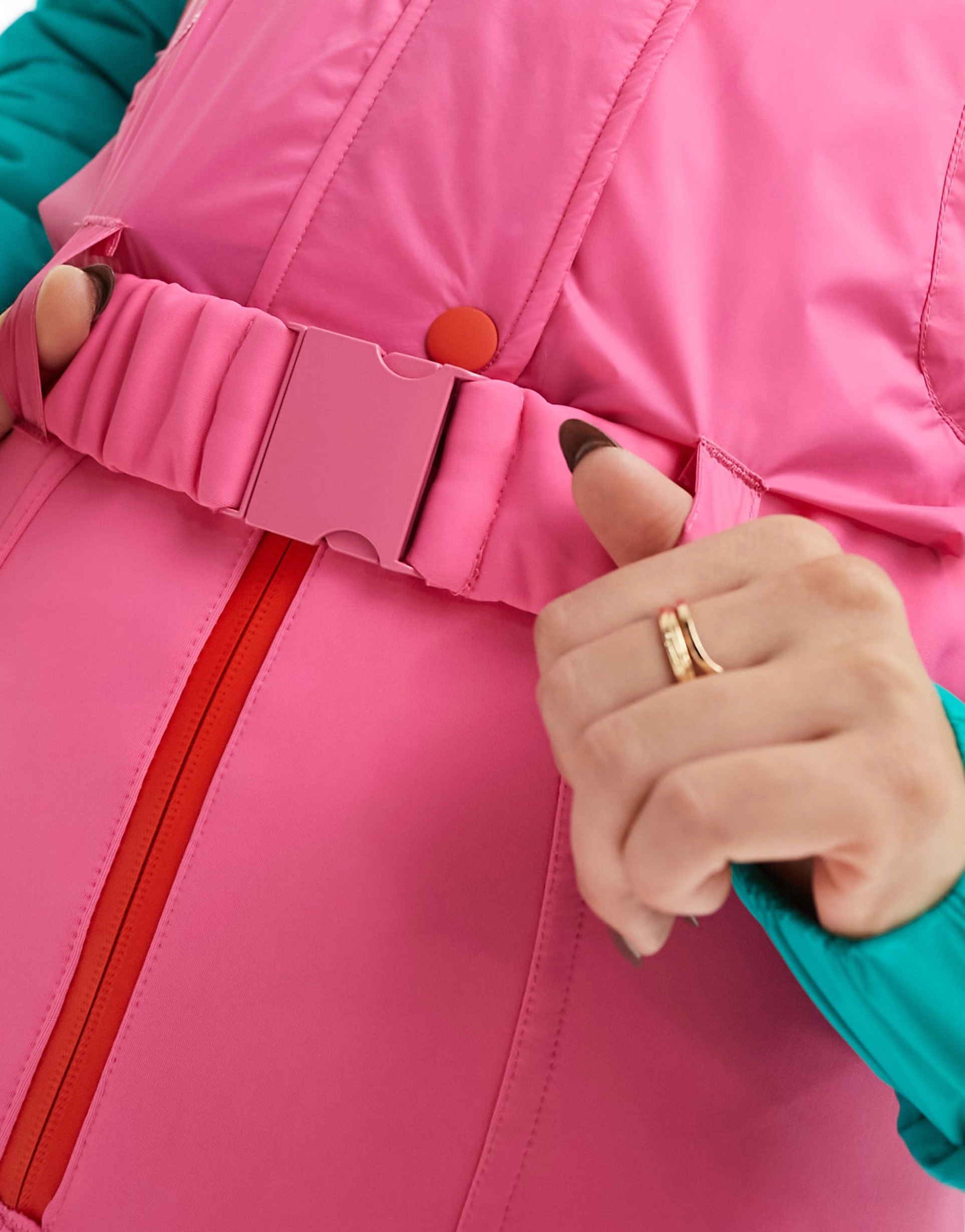 ASOS 4505 ski suit in colourblock | ASOS (Global)