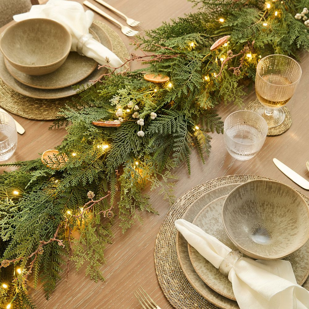 Pre-Lit Faux Citrus Garland | West Elm (US)