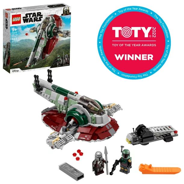 LEGO Star Wars Boba Fett’s Starship 75312 Building Toy; Awesome Gift Idea for Kids (593 Pieces)... | Walmart (US)