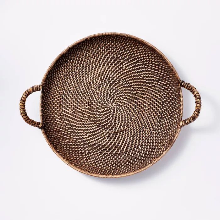 18&#34; Rattan Woven Serving Tray with Handles - Threshold&#8482; designed with Studio McGee | Target