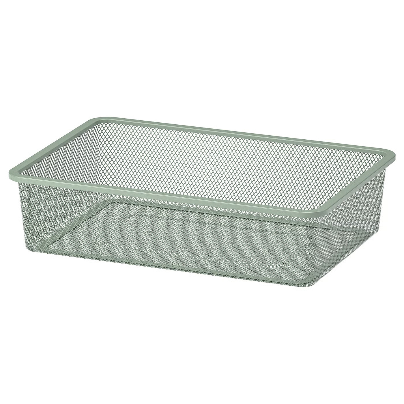 TROFAST Mesh storage box, light green-gray, 16 1/2x11 3/4x3 7/8 " | IKEA US