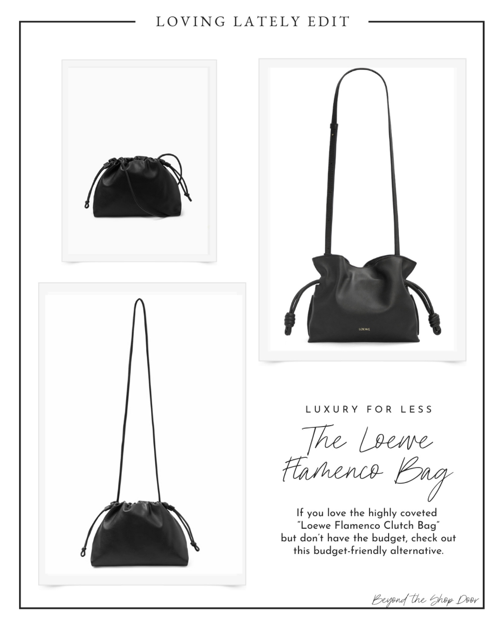 Flamenco mini leather clutch curated on LTK