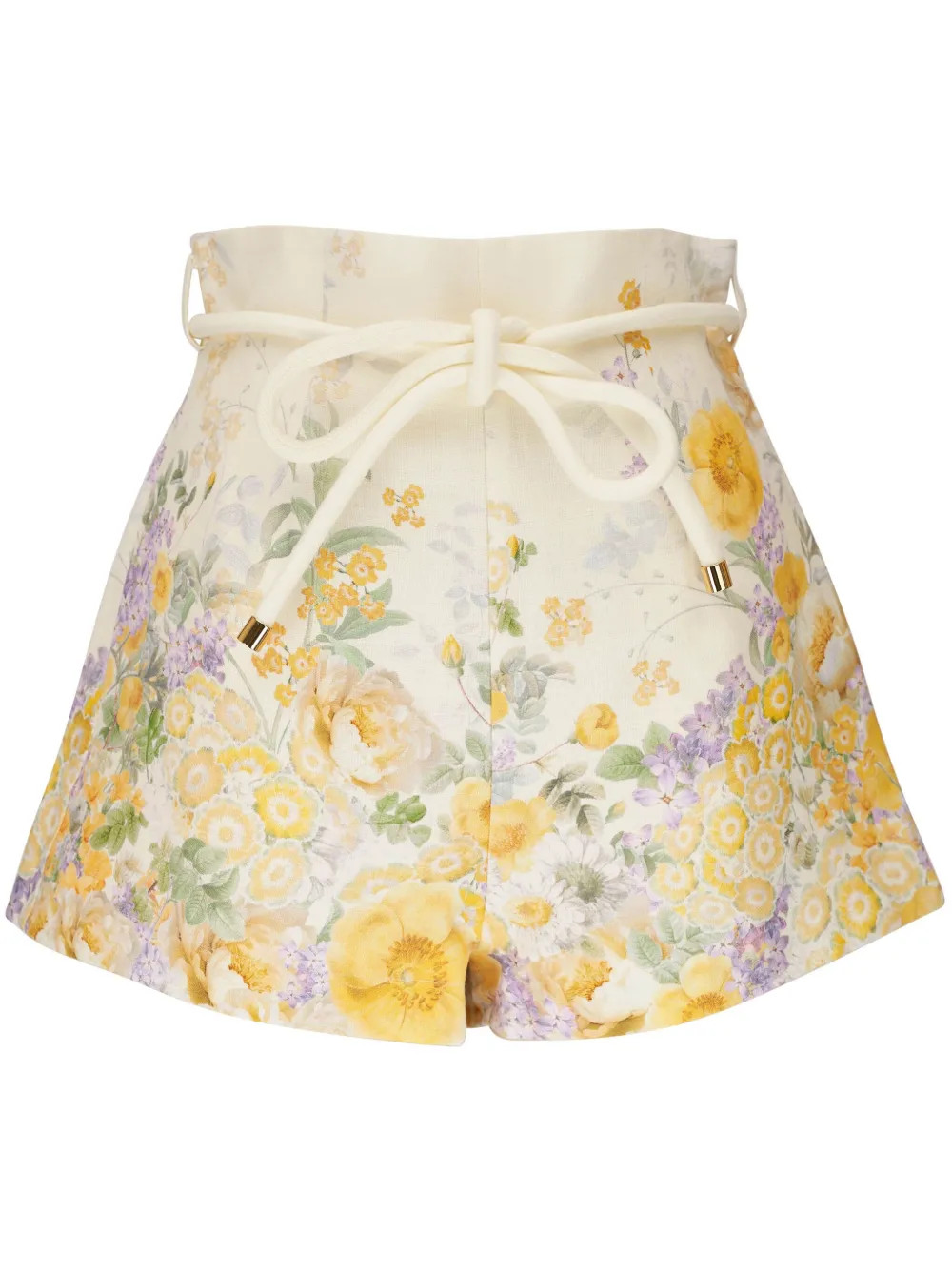 ZIMMERMANN floral-print cotton-linen Shorts  - Farfetch | Farfetch Global