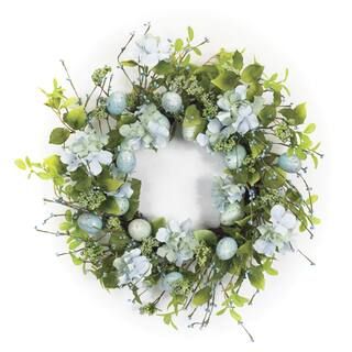 22" Egg & Floral Wreath | Michaels Stores