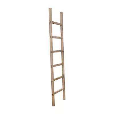 Sagebrook Home  Brown Fir Leaning Blanket Ladder | Lowe's