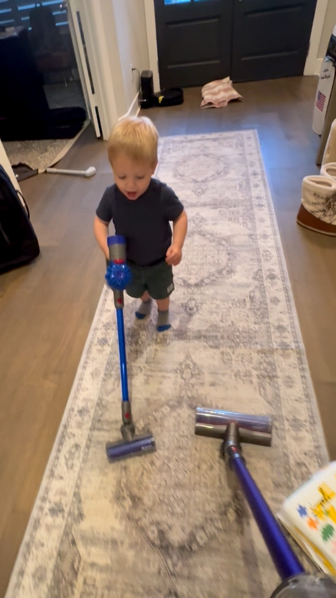 Heard me vacuuming then ran and got his 🤣 

#LTKBaby #LTKFindsUnder50 #LTKKids