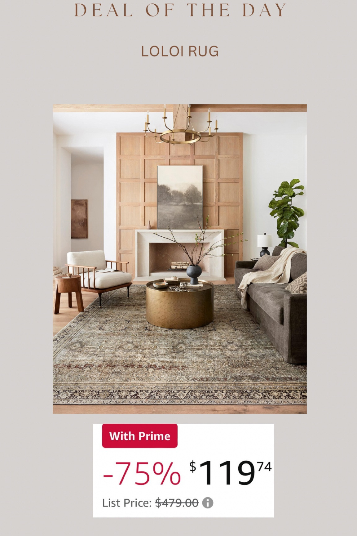 The most popular loloi rug is on major sale for early prime day!!!!! I had this rug in my old home & it was my favorite. It pulls warm & cool tones so looks great with so many different color schemes! 

#LTKSaleAlert #LTKHome #LTKxPrimeDay
