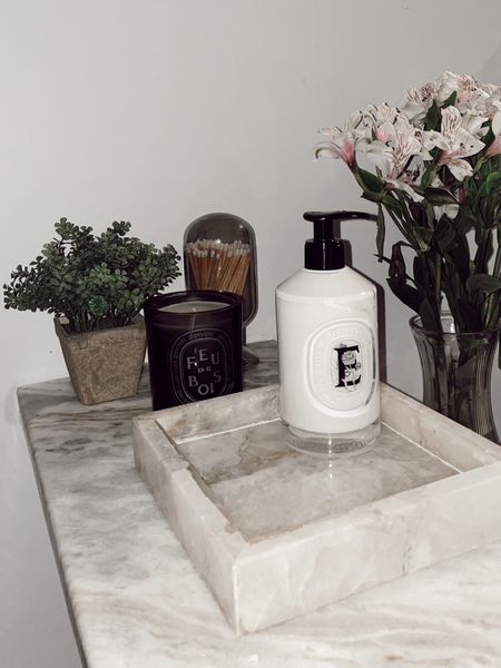Quartz Stone Catchall Tray, Diptyque Velvet Hand Lotion, Feu De Bois Wood Fire Candle, Match Cloche, Neutral Home Aesthetic, #HollyJoAnneWHome

#LTKhome #LTKHoliday #LTKstyletip