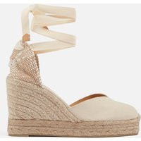 Castañer Women’s Chiara Canvas Wedge Espadrilles - UK 8 | Coggles (Global)