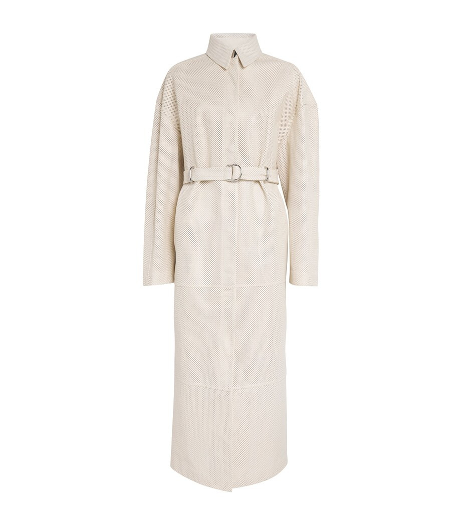 Leather Antiope Trench Coat | Harrods