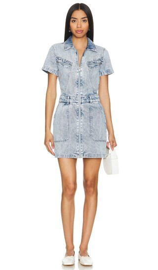 Brix Mini Denim Dress in Meridien | Revolve Clothing (Global)