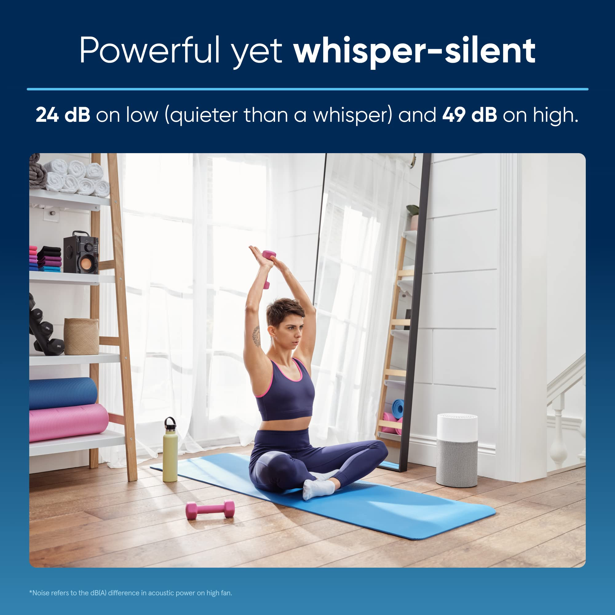 BLUEAIR Air Purifiers for Bedroom, HEPASilent Small Room Air Purifiers for Home, Air Purifiers fo... | Amazon (US)