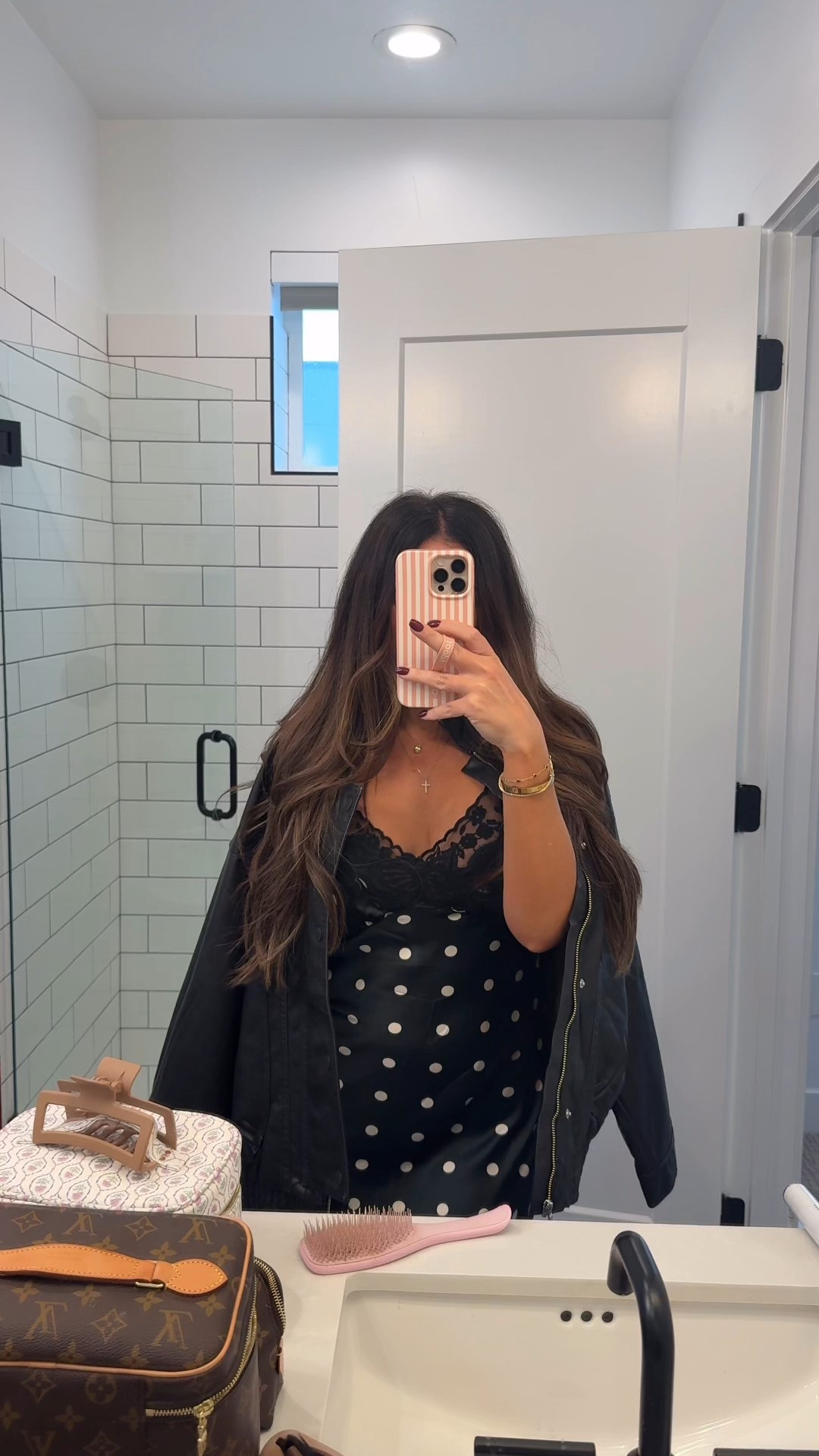 Dress - M
Target leather jacket - L
Boots TTS 

#LTKFindsUnder100 #LTKStyleTip #LTKSeasonal