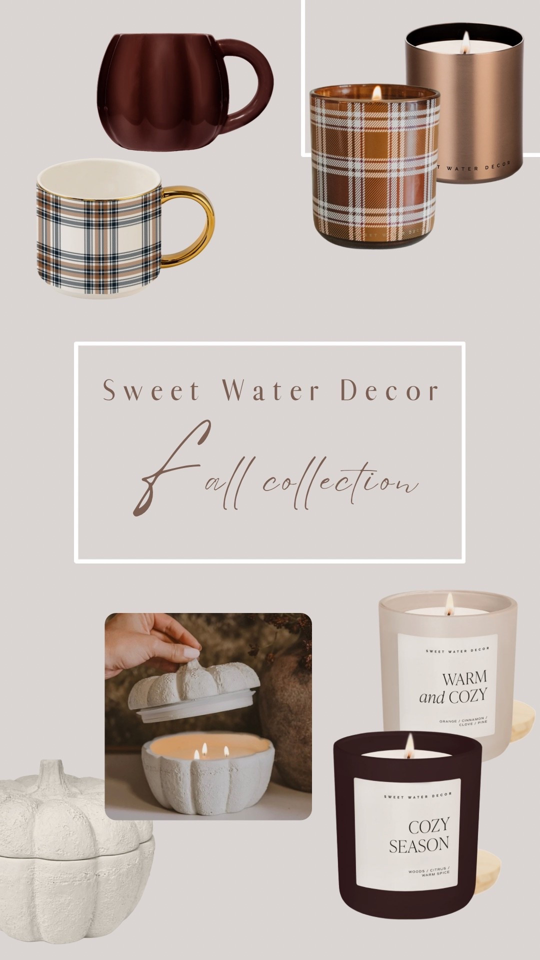 Sweet Water decor just dropped their new Fall collection! 😍🤎🍂

Fall candles, fall decor, fall mug, pumpkin mug, fall coffee cup, pumpkin candle



#sweetwaterdecor #falldecor #fallcandles #falldecorating #cozyhome #pumpkincandle

#LTKHome #LTKSeasonal