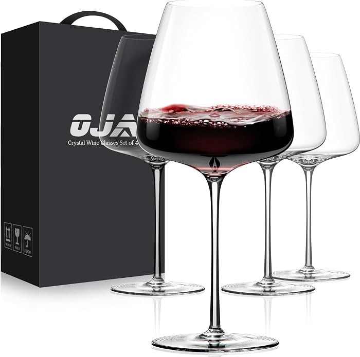 Long Stem, Unique Large Design, Best for Wine tasting, Birthday, Christmas, Anniversary | Amazon (US)