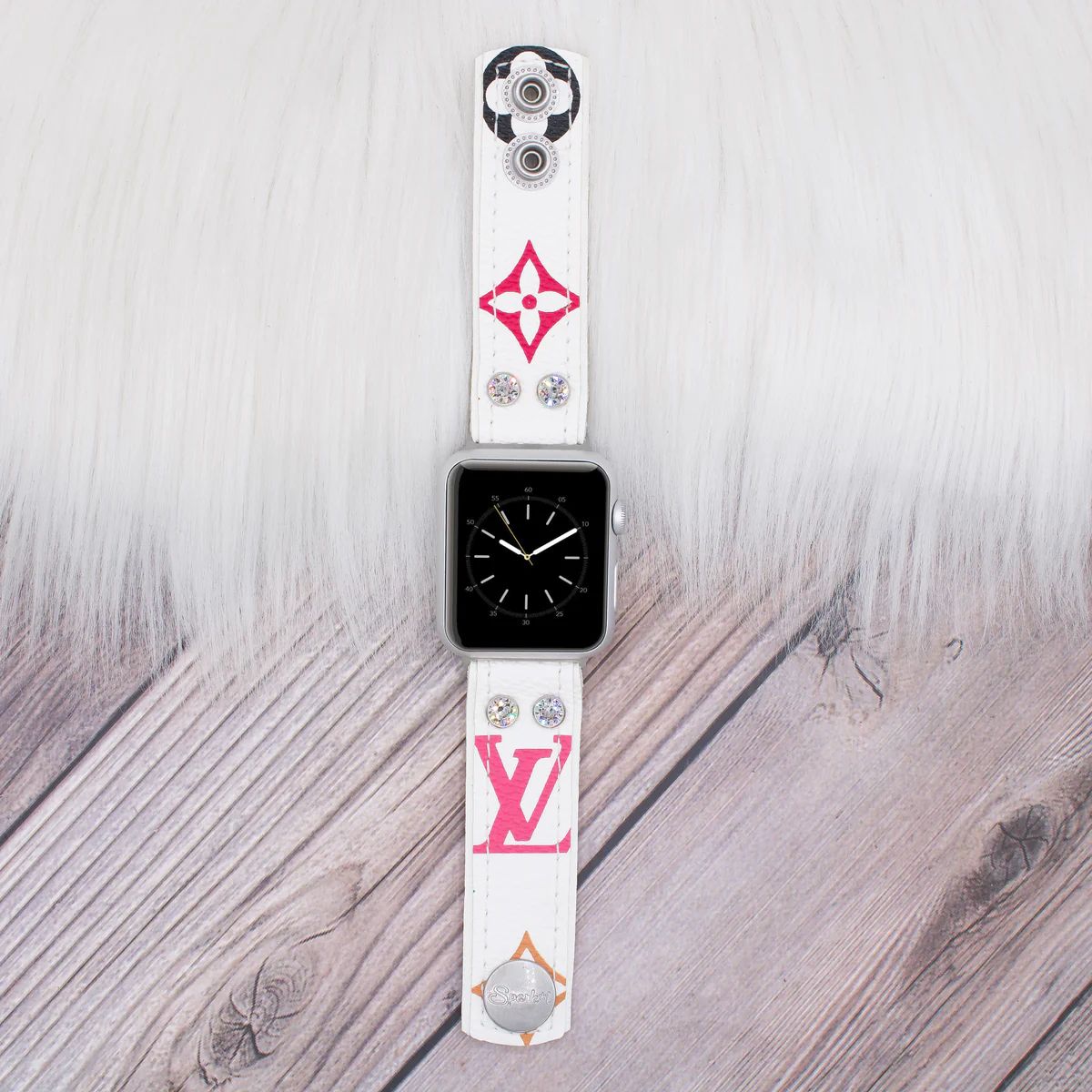 Limited Edition Skinny Band in Upcycled LV White Multicolor | Spark*l