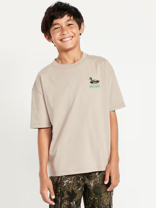 Oversized Short-Sleeve Graphic T-Shirt for Boys | Old Navy (US)