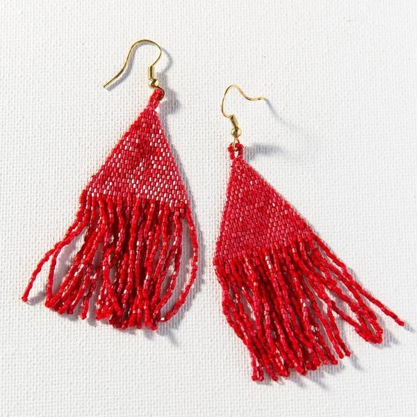 Scarlet Petite Fringe Earring | INK+ALLOY