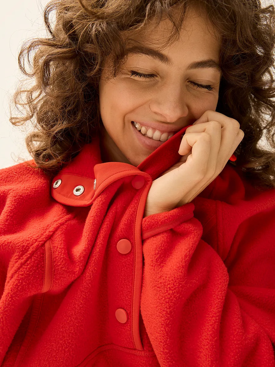 RecFleece Snap PulloverA Heart | Outdoor Voices